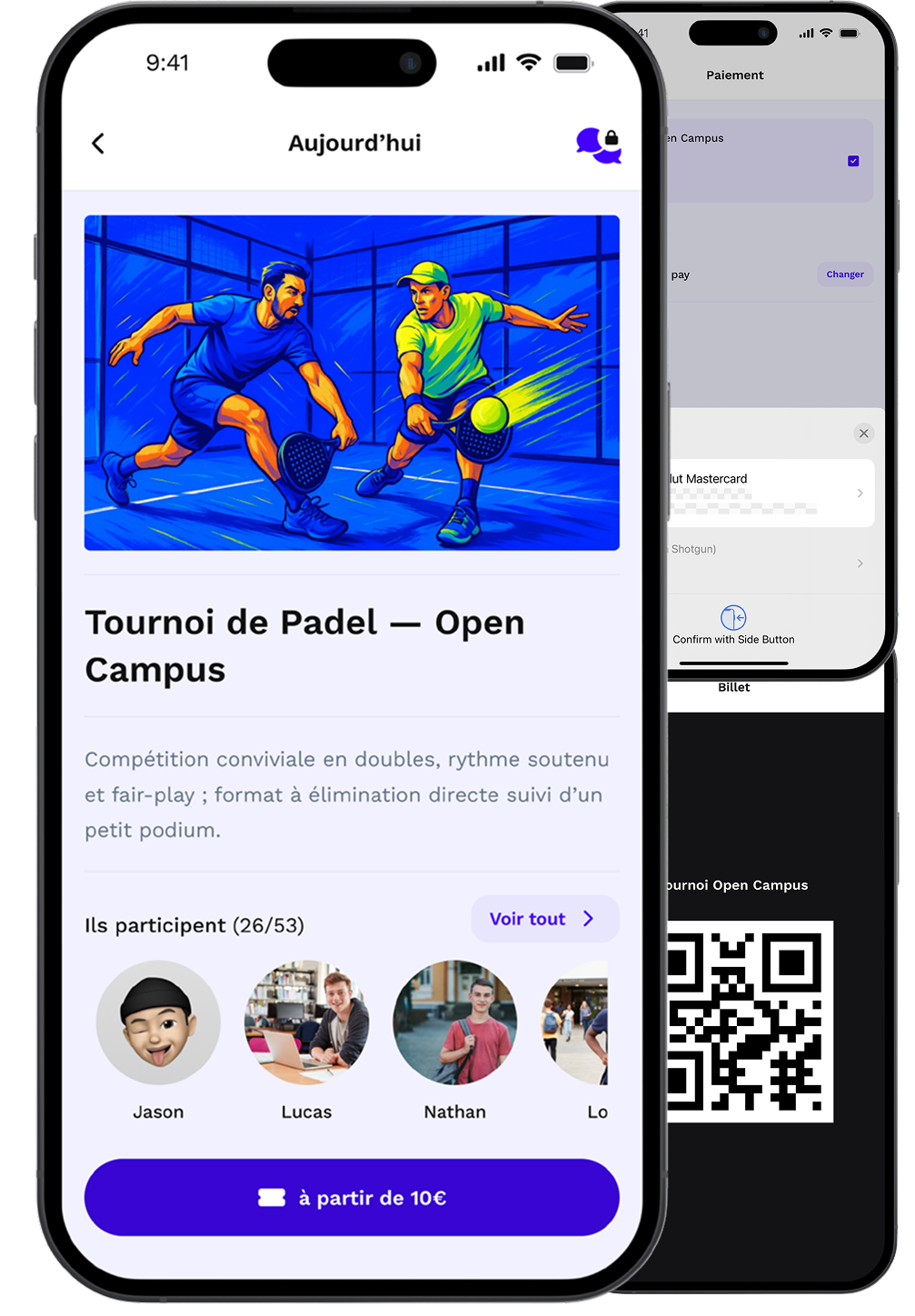 Accès aux événements